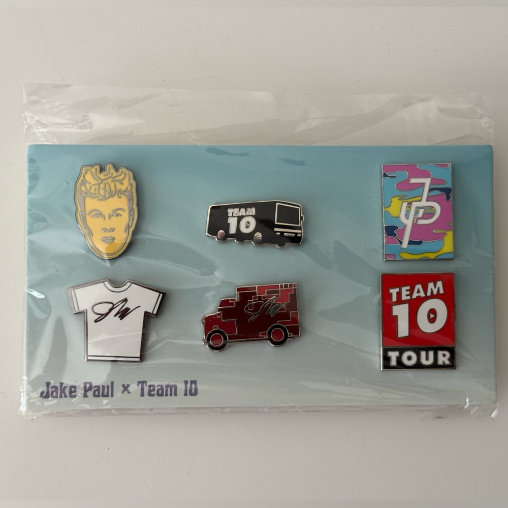 Jake Paul x Team 10 Pin Set (6)